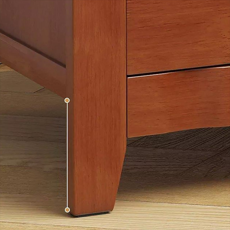 2 - Drawer Traditional Accent Table Nightstand Antique Finish Bed Nightstand Clearhalo 'Bedroom Furniture' 'furn' 'furn_night_stand' 'Furniture' 'night_stand' 'Nightstands' 6709204