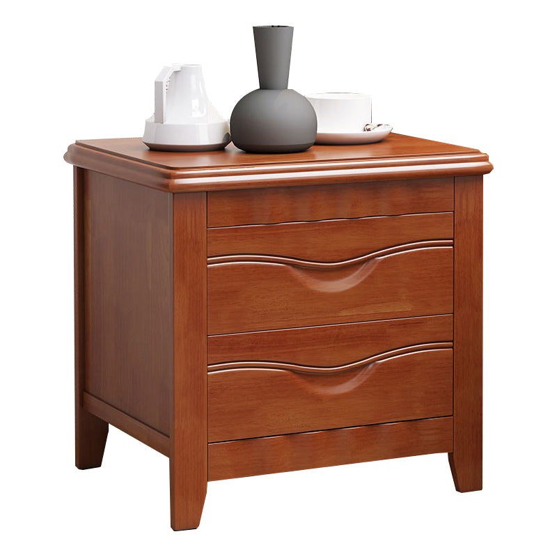 2 - Drawer Traditional Accent Table Nightstand Antique Finish Bed Nightstand Clearhalo 'Bedroom Furniture' 'furn' 'furn_night_stand' 'Furniture' 'night_stand' 'Nightstands' 6709206