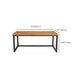 Solid Wood Rectangular Gaming Desk Sled Base 29.53" Tall Computer Desk Clearhalo 'furn' 'furn_office_desk' 'Furniture' 'Office Desks' 'Office Furniture' 'office_desk' 6709276
