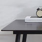 Scrivania contemporanea da scrivania rettangolare con gambe metalliche