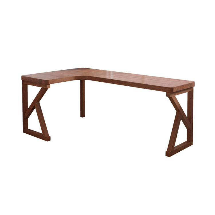 Bureau de bureau en bois massif contemporain 29.53 "Tableau d'écriture de haut