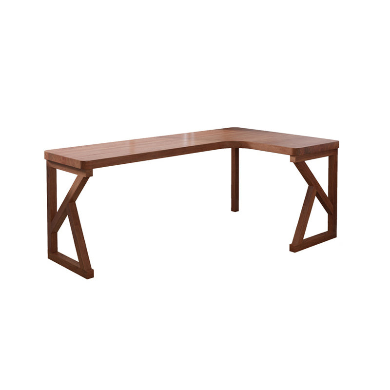 Bureau de bureau en bois massif contemporain 29.53 "Tableau d'écriture de haut