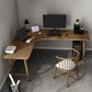 29,25 inch H Industrieel Office Desk Solid Wood L-Shape Writing Desk