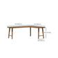 29,25 inch H Industrieel Office Desk Solid Wood L-Shape Writing Desk