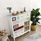 Coastal Storage Chest Dresser Manufactured Wood Dresser with Drawers and Doors
