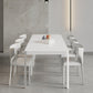 Modern Style 1/3/4/7 Pieces Dining Chairs Set Rectangle Stone Furniture for Home