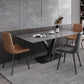 Stile moderno 1/4/5/6/7 pezzi sedie da pranzo set mobili in pietra rettangolo per casa