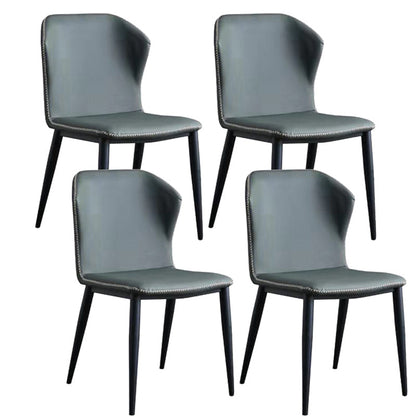 Ensemble de table à manger gris brillant 1/4/5/7 Pièces Dinette Contemporary Set pour la cuisine