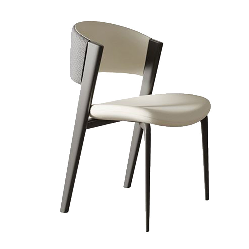 Glam Dining Table Set with Chrome Metal Base 1/4/5/7 Pieces White Dinette Set for Home Clearhalo 'Dining Room Sets' 'Dining Tables & Seating' 'dining_room_set' 'furn' 'furn_dining_room_set' 'Furniture' 'Kitchen & Dining Furniture' 6711677