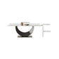 Glam Dining Table Set with Chrome Metal Base 1/4/5/7 Pieces White Dinette Set for Home Clearhalo 'Dining Room Sets' 'Dining Tables & Seating' 'dining_room_set' 'furn' 'furn_dining_room_set' 'Furniture' 'Kitchen & Dining Furniture' 6711681