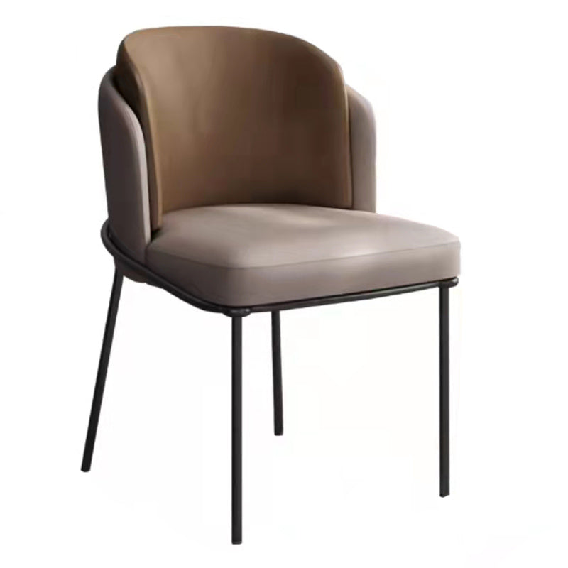 Metal Dinette Set with Padded Chairs 1/2/5/6/7 Pieces Glam Stone Dining Table Set Clearhalo 'Dining Room Sets' 'Dining Tables & Seating' 'dining_room_set' 'furn' 'furn_dining_room_set' 'Furniture' 'Kitchen & Dining Furniture' 6711690