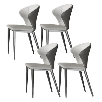 Style contemporain 1/3/4/5/6/7/8 Pièces Pièces Ensemble de restauration Rectangle meubles en blanc