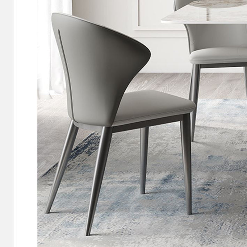 Style contemporain 1/3/4/5/6/7/8 Pièces Pièces Ensemble de restauration Rectangle meubles en blanc