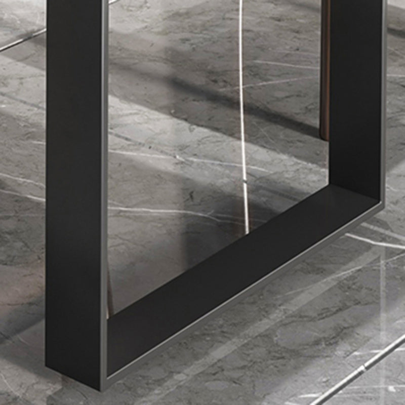 Brown Solid Wood Industrial Dining Table Set 1/2/5/7 Pcs Dinette Set for Home Clearhalo 'Dining Room Sets' 'Dining Tables & Seating' 'dining_room_set' 'furn' 'furn_dining_room_set' 'Furniture' 'Kitchen & Dining Furniture' 6711789