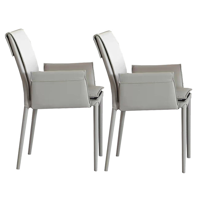 Black Stone Dining Table Set with Solid Back Chairs 1/2/4/5/7 Pcs Modern Dinette Set 2 Beige Chairs Clearhalo 'Dining Room Sets' 'Dining Tables & Seating' 'dining_room_set' 'furn' 'furn_dining_room_set' 'Furniture' 'Kitchen & Dining Furniture' 6711802