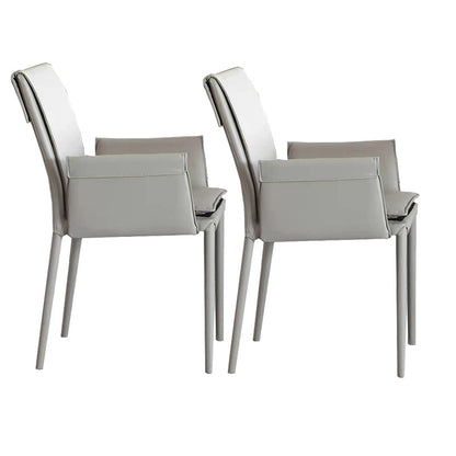 Black Stone Dining Table Set with Solid Back Chairs 1/2/4/5/7 Pcs Modern Dinette Set 2 Beige Chairs Clearhalo 'Dining Room Sets' 'Dining Tables & Seating' 'dining_room_set' 'furn' 'furn_dining_room_set' 'Furniture' 'Kitchen & Dining Furniture' 6711802