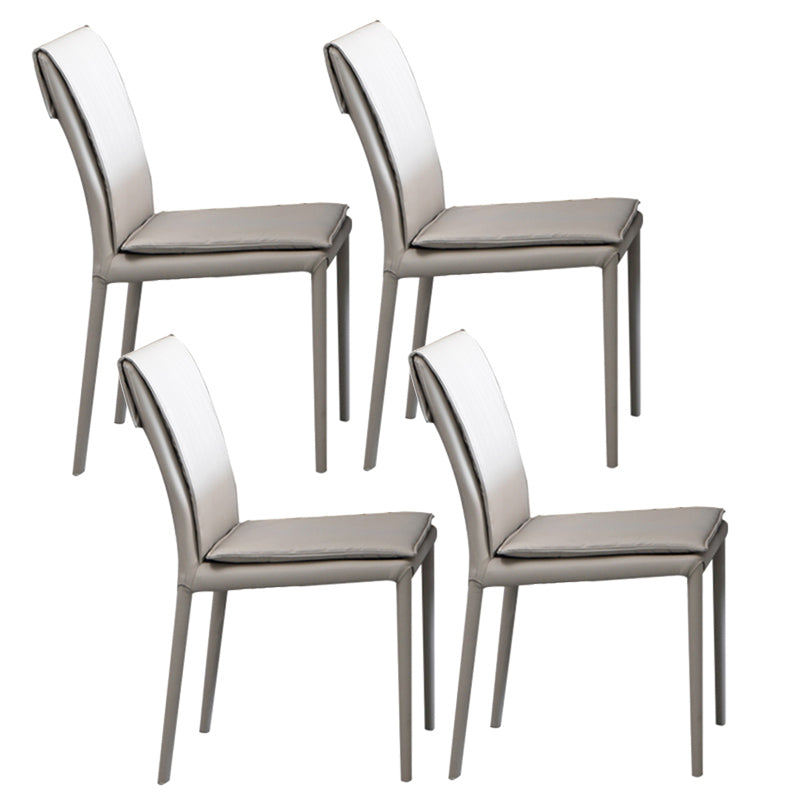 Black Stone Dining Table Set with Solid Back Chairs 1/2/4/5/7 Pcs Modern Dinette Set 4 Beige Chairs Clearhalo 'Dining Room Sets' 'Dining Tables & Seating' 'dining_room_set' 'furn' 'furn_dining_room_set' 'Furniture' 'Kitchen & Dining Furniture' 6711804