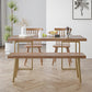 Ensemble de restauration industriel en bois en pin 1/2/3/4/5 Ensemble de restaurants PCS avec chaises et banc