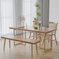 Ensemble de restauration industriel en bois en pin 1/2/3/4/5 Ensemble de restaurants PCS avec chaises et banc