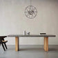 Solid Wood Industrial Dining Table Set 1/2/5/7 Pcs Dinette Set for Dining Room
