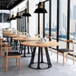 Wood Finish Dining Set 1/2/3/5 Pieces Modern Solid Wood Dinette Set Clearhalo 'Dining Room Sets' 'Dining Tables & Seating' 'dining_room_set' 'furn' 'furn_dining_room_set' 'Furniture' 'Kitchen & Dining Furniture' 6711934