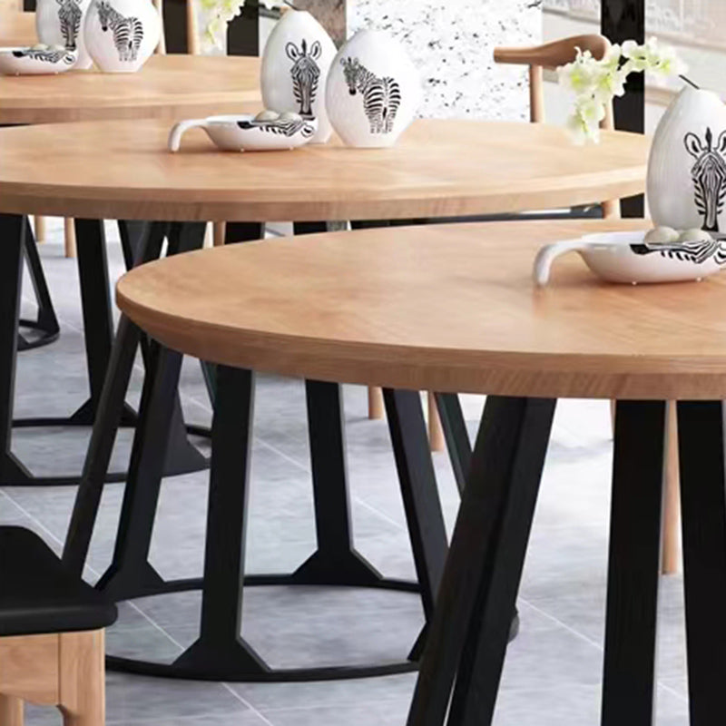 Wood Finish Dining Set 1/2/3/5 Pieces Modern Solid Wood Dinette Set Clearhalo 'Dining Room Sets' 'Dining Tables & Seating' 'dining_room_set' 'furn' 'furn_dining_room_set' 'Furniture' 'Kitchen & Dining Furniture' 6711937