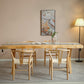 1/5 Pcs Solid Wood Dining Furniture Modern Style Dining Set for Home