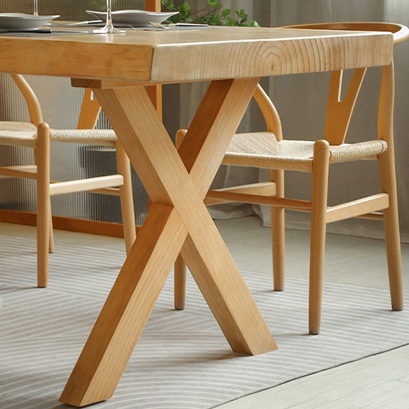 1/5 Pcs Solid Wood Dining Furniture Modern Style Dining Set for Home