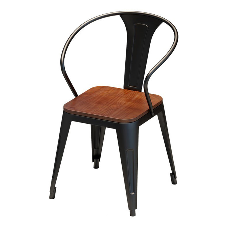 Brown Solid Wood Furniture with Chairs 1/2/3/5 Pcs Industrial Dinette Set Clearhalo 'Dining Room Sets' 'Dining Tables & Seating' 'dining_room_set' 'furn' 'furn_dining_room_set' 'Furniture' 'Kitchen & Dining Furniture' 6711981