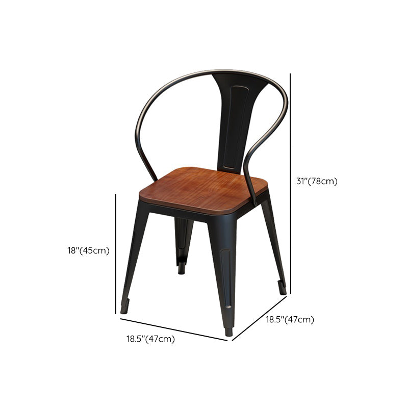 Brown Solid Wood Furniture with Chairs 1/2/3/5 Pcs Industrial Dinette Set Clearhalo 'Dining Room Sets' 'Dining Tables & Seating' 'dining_room_set' 'furn' 'furn_dining_room_set' 'Furniture' 'Kitchen & Dining Furniture' 6711984