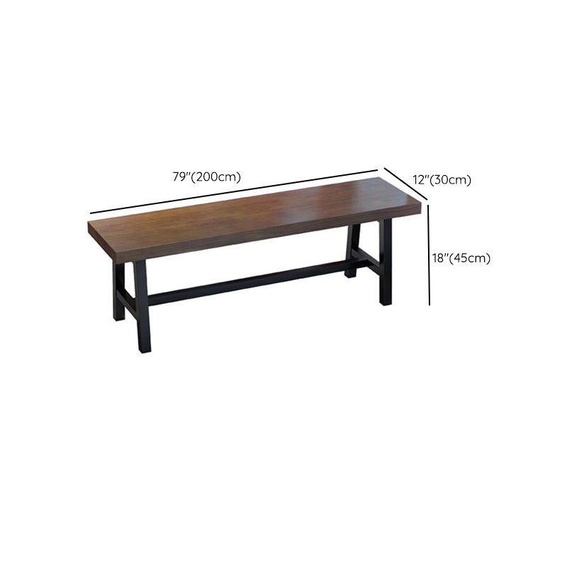 Brown Solid Wood Furniture with Chairs 1/2/3/5 Pcs Industrial Dinette Set Clearhalo 'Dining Room Sets' 'Dining Tables & Seating' 'dining_room_set' 'furn' 'furn_dining_room_set' 'Furniture' 'Kitchen & Dining Furniture' 6711988