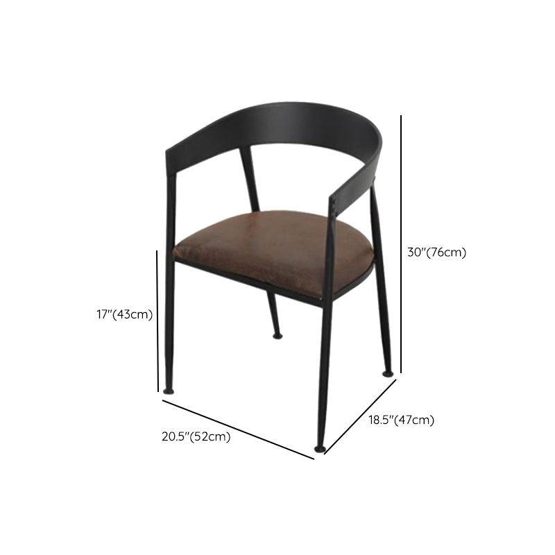 Brown Solid Wood Furniture with Chairs 1/2/3/5 Pcs Industrial Dinette Set Clearhalo 'Dining Room Sets' 'Dining Tables & Seating' 'dining_room_set' 'furn' 'furn_dining_room_set' 'Furniture' 'Kitchen & Dining Furniture' 6711990