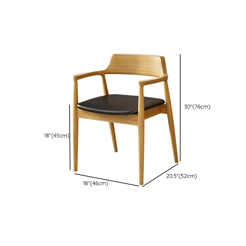 Modern Solid Wood Furniture 1/2/5/7 Pcs Standard Height Dining Room Table Set in Natural Clearhalo 'Dining Room Sets' 'Dining Tables & Seating' 'dining_room_set' 'furn' 'furn_dining_room_set' 'Furniture' 'Kitchen & Dining Furniture' 6712008