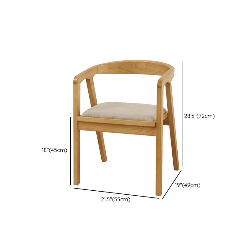 Zeitgenössische massive Holzmöbel 1/2/5/7 PCs Esszimmertisch in Natur