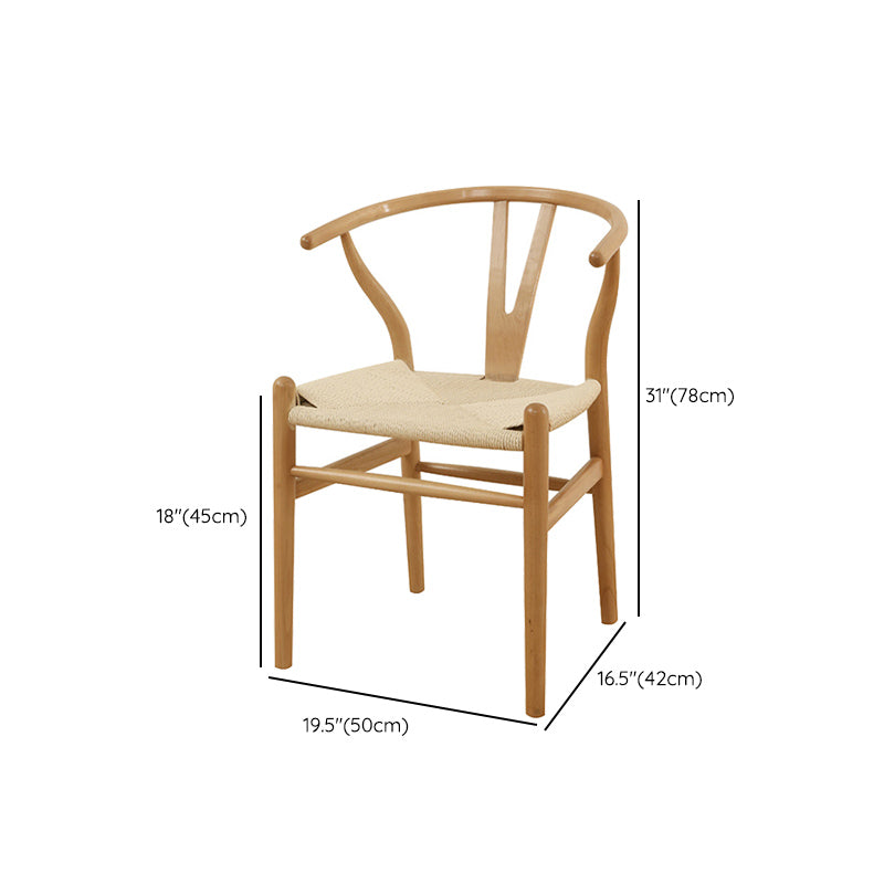 Zeitgenössische massive Holzmöbel 1/2/5/7 PCs Esszimmertisch in Natur