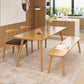 Modern massief houten meubels 1/2/4/6/7 PCS Standaardhoogte eetkamertafel set