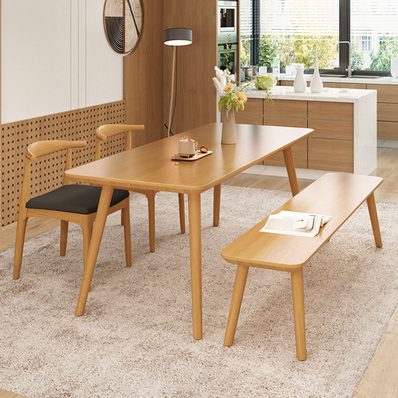 Modern massief houten meubels 1/2/4/6/7 PCS Standaardhoogte eetkamertafel set