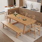 Modern massief houten meubels 1/2/3/4/5/6/7 PCS Standaardhoogte eetkamertafel set