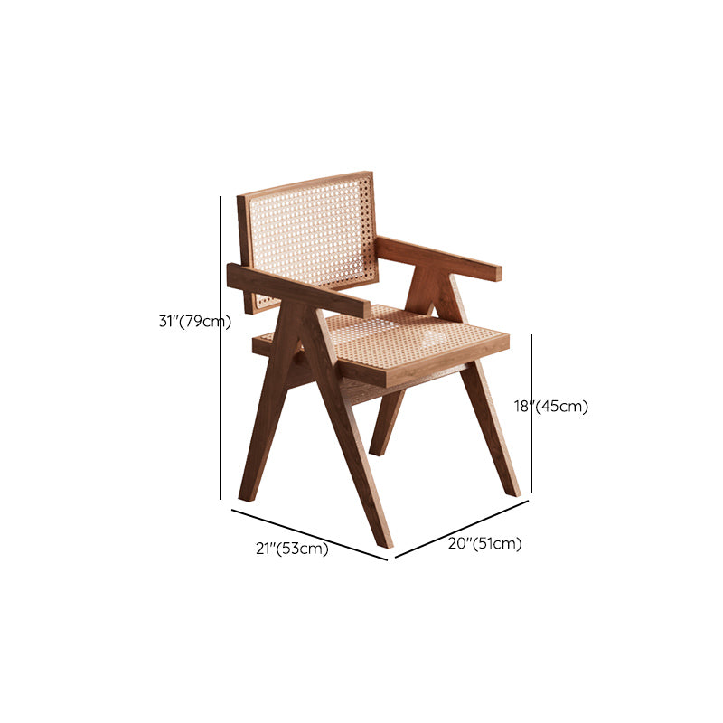 Standard Solid Wood Dining Set 1/10 Pcs Modern Dinette Set with Brown Frame for Home