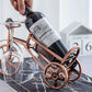 Metal Countertop Wine Glass Rack Modern Wine Bottle Holder -13.2"L x 4.7"W x 7.7"H Clearhalo 'furn' 'furn_wine_racks' 'Furniture' 'Kitchen & Dining Furniture' 'Wine Racks' 'wine_racks' 6712568