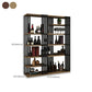Metal Floor Bottle Wine Rack Contemporary Wine Holder with Storage Shelves Clearhalo 'furn' 'furn_wine_racks' 'Furniture' 'Kitchen & Dining Furniture' 'Wine Racks' 'wine_racks' 6712594