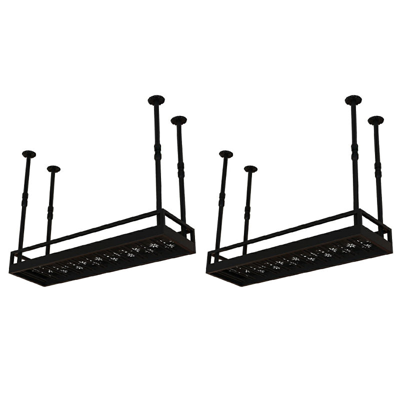 Metaalhangende wijnhouder Rack Modern Wine Rack Kit -39.4 "L x 13,8" W x 5,9 "H H