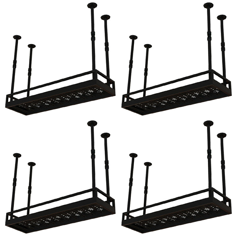 Metaalhangende wijnhouder Rack Modern Wine Rack Kit -39.4 "L x 13,8" W x 5,9 "H H