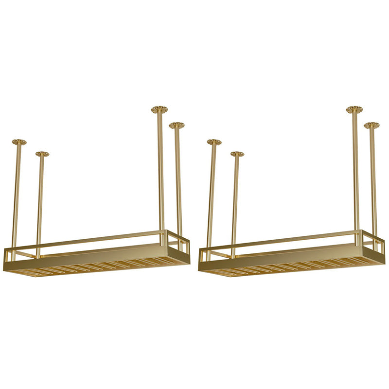 Metaalhangende wijnhouder Rack Modern Wine Rack Kit -39.4 "L x 13,8" W x 5,9 "H H