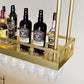 Metaalhangende wijnhouder Rack Modern Wine Rack Kit -39.4 "L x 13,8" W x 5,9 "H H