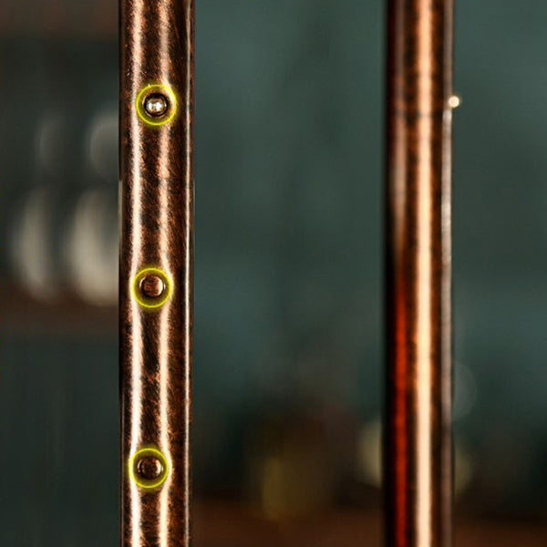 Rack de soporte de vino colgante de metal Kit de estante de vino moderno -59 "L x 11.8" W x 3.1 "H