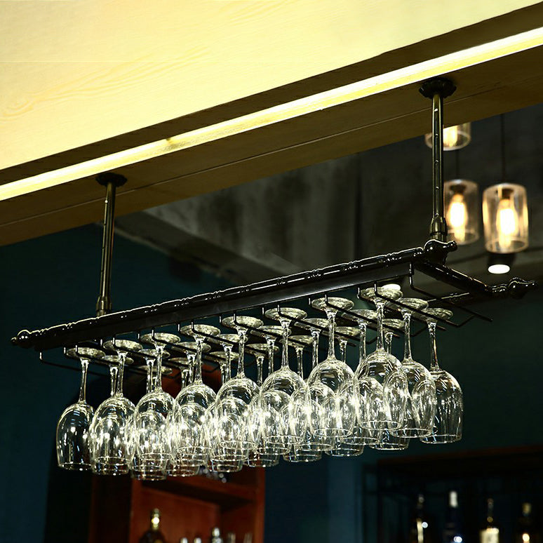 Metaalhangende wijnhouder Rack Modern Wine Rack Kit -59 "L X 11.8" W X 3.1 "H H