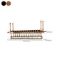 Metaalhangende wijnhouder Rack Modern Wine Rack Kit -59 "L X 11.8" W X 3.1 "H H