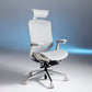 Arms Included Office Chair Modern Adjustable Seat Height Swivel Chair with Wheels Grey 1 Piece Clearhalo 'furn' 'furn_office_chair' 'Furniture' 'Office Chairs' 'Office Furniture' 'office_chair' 6715522