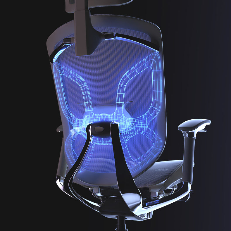 Arms Included Office Chair Modern Adjustable Seat Height Swivel Chair with Wheels Clearhalo 'furn' 'furn_office_chair' 'Furniture' 'Office Chairs' 'Office Furniture' 'office_chair' 6715533